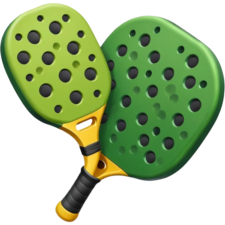 pelota de pickleball Verde sola emoji
