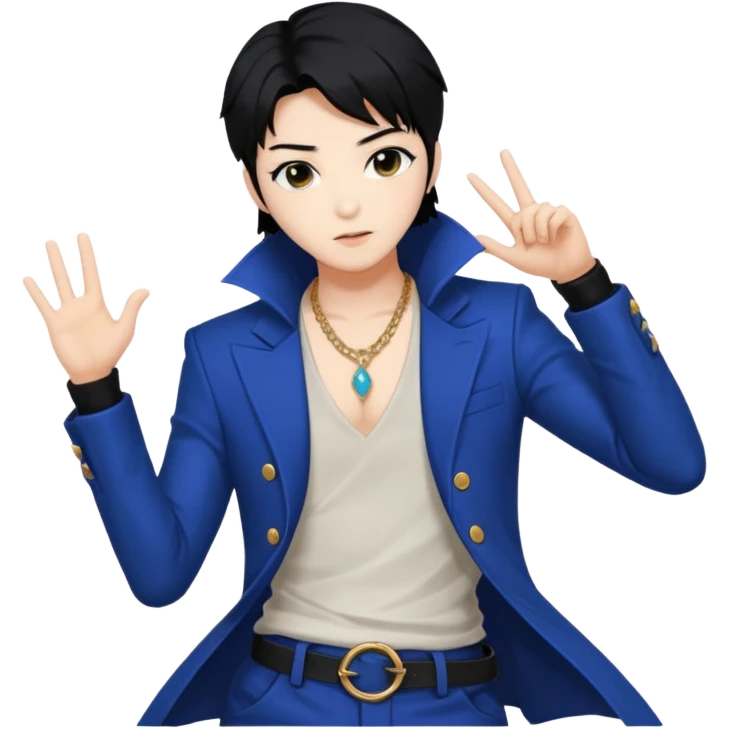 Rumi from k-pop demon hunters emoji