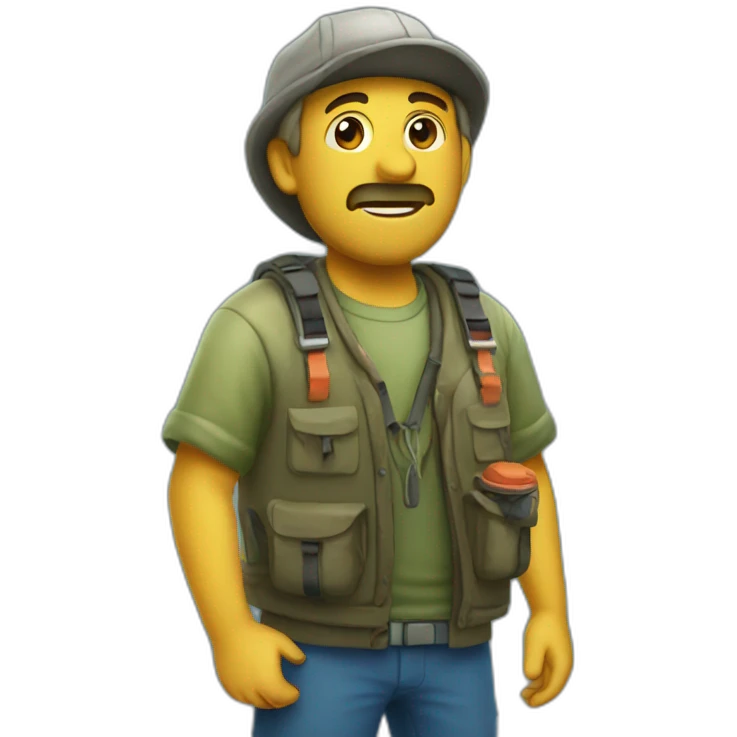 Fisherman-thon emoji