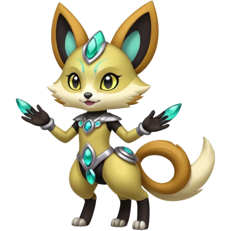 Shiny Furry Anthro Meloetta-Protogen-Primagen-Pokémon-Fakémon-creature emoji