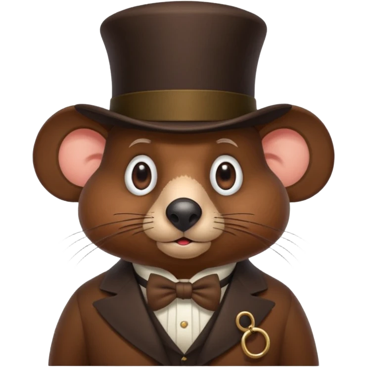 mole with accessory emoji