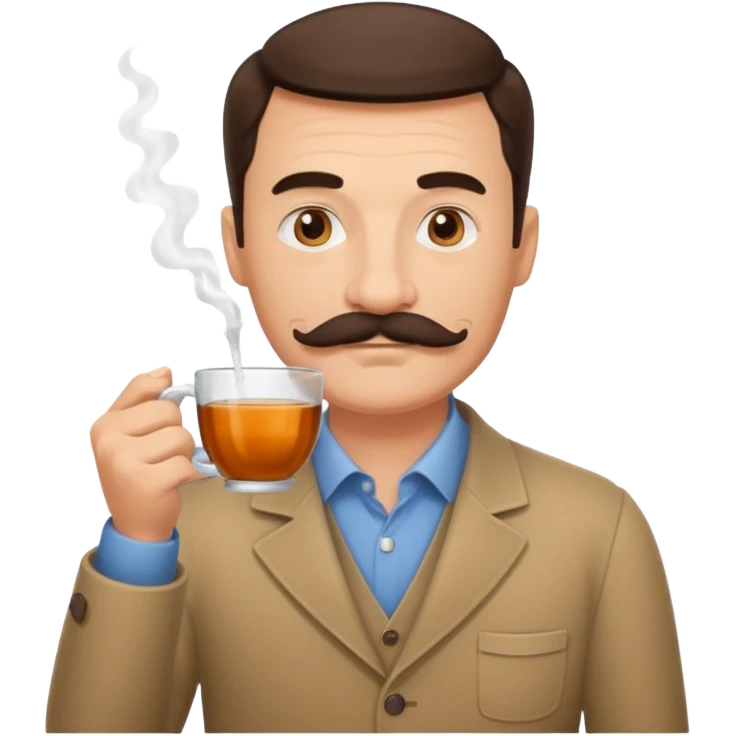 Çay içen baba emoji
