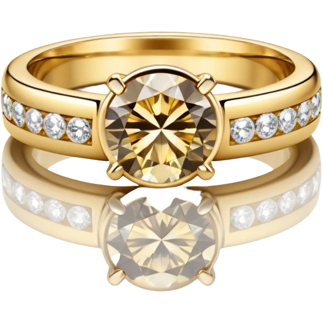 Engagement ring on kitchen counter emoji
