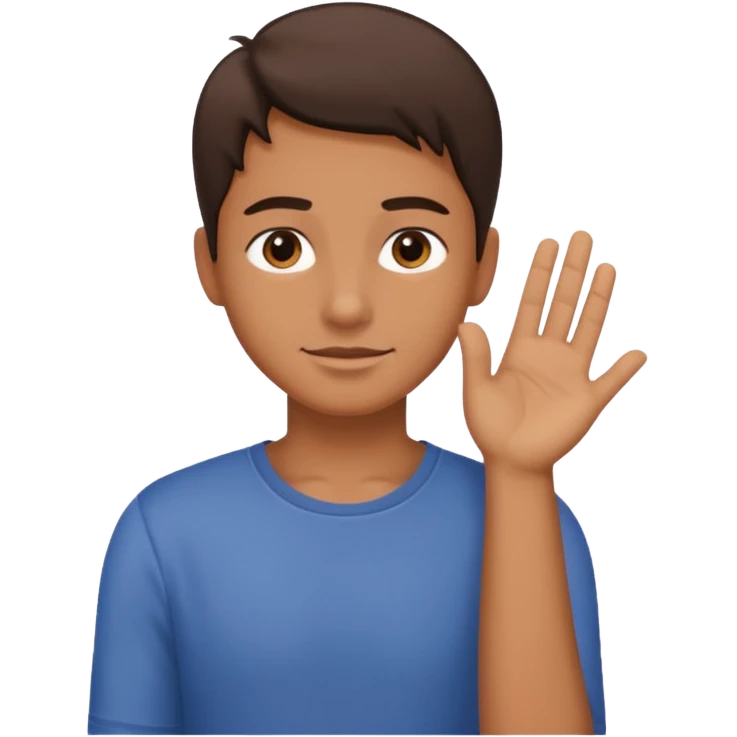 A Hand on placed on another persons shoulder zoomed in but you only see the one person and the hand on the shoulder  emoji