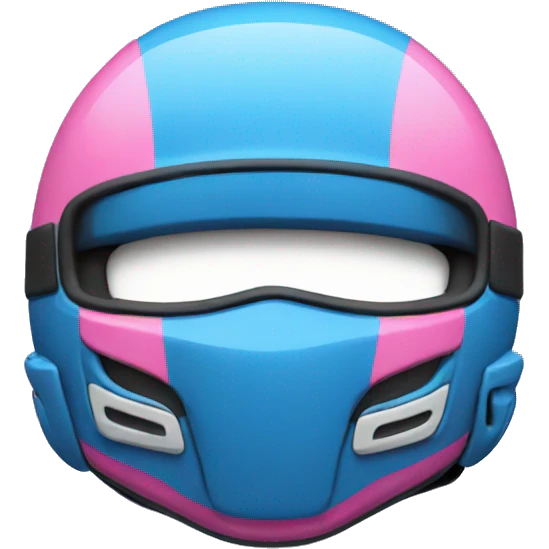 Formula1 blue and pink emoji
