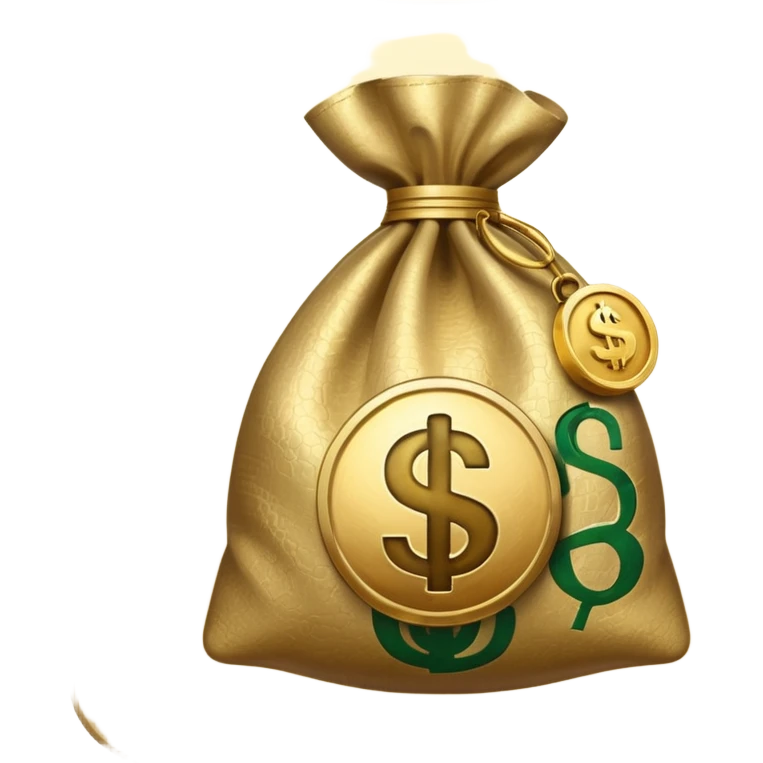 play icon and a money bag with a dollar symbol emoji