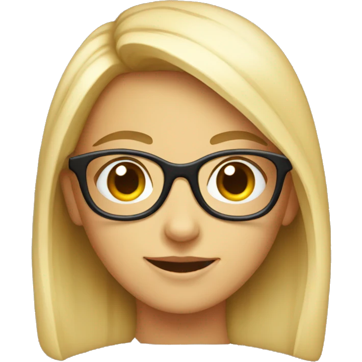 girl nerd emoji