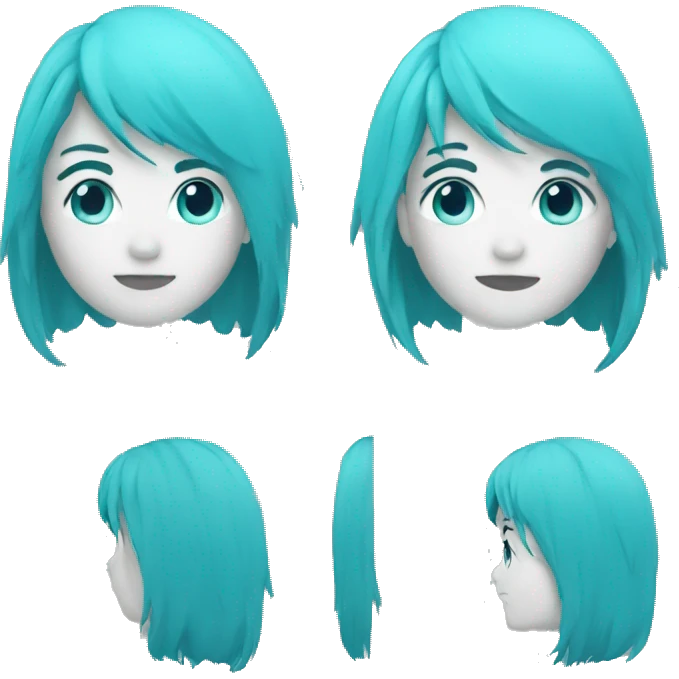 cyan emoji