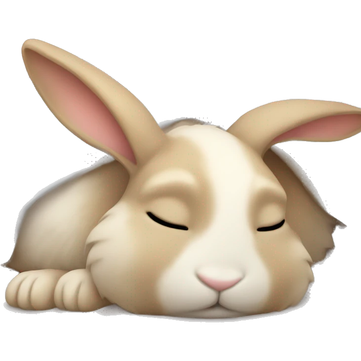 Sleeping bunny emoji