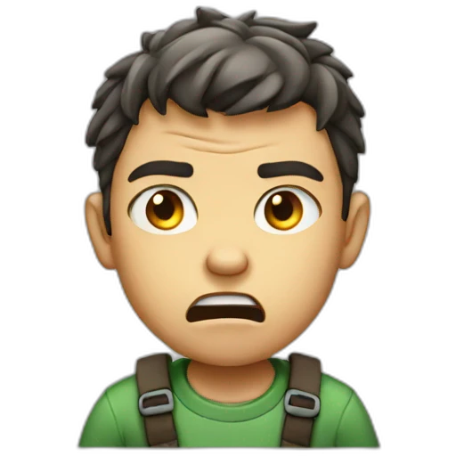 angry boy emoji