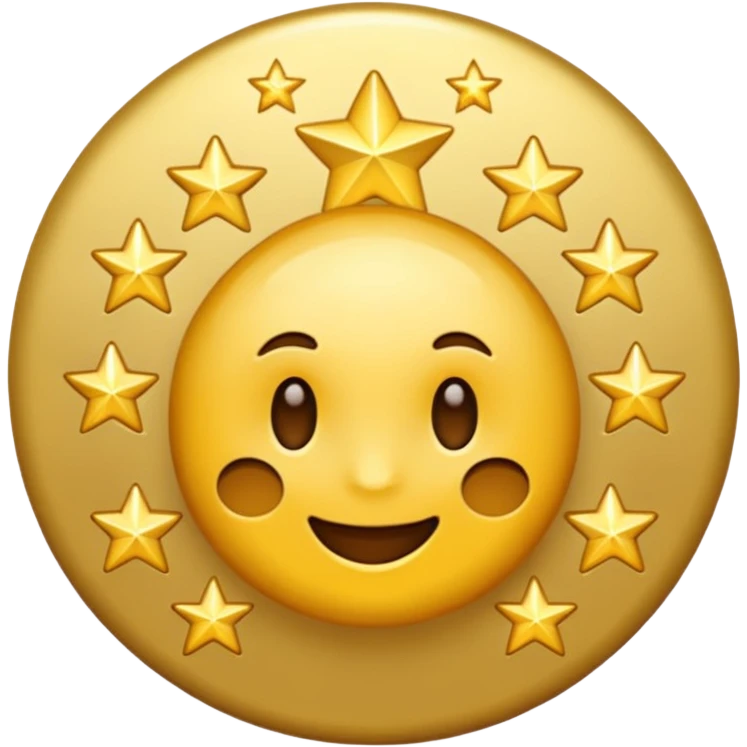 Can u make a emoji with 15 stars in a circle emoji
