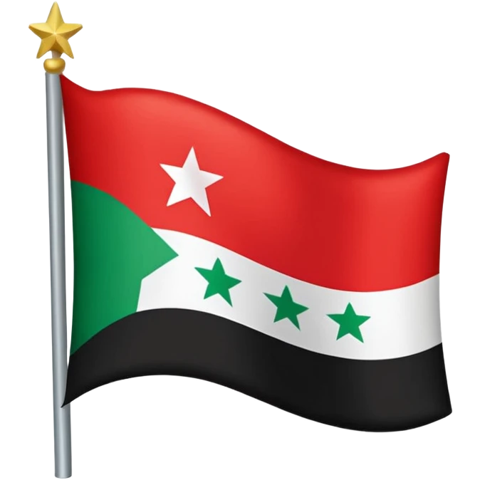 Original Syrian flag emoji