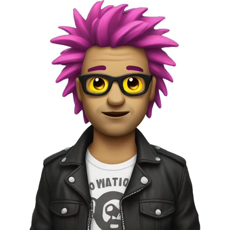 Colour punk emoji