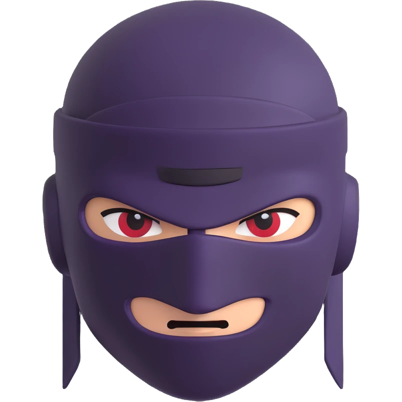 ninja head  emoji