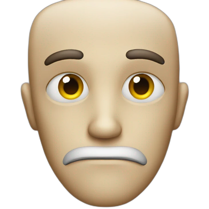 suspicious face emoji
