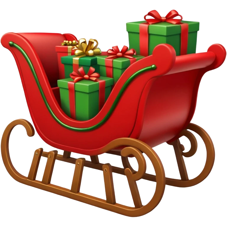 Christmas sleigh emoji