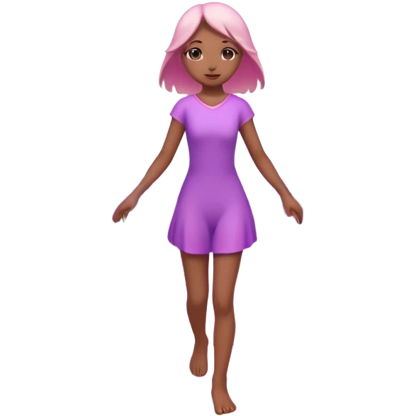A small figure walks across a glowing bridge, holding soft pink and purple orbs in each hand—symbolizing compassion and forgiveness. A gentle heart aura trails behind them, showing healing in motion. emoji