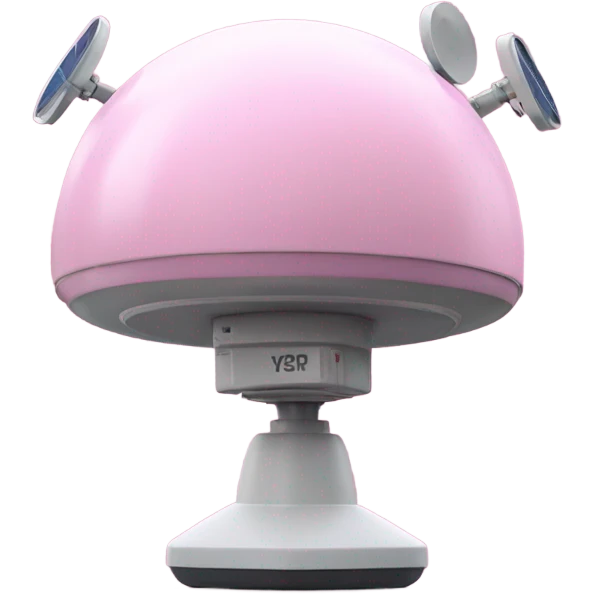 pink radar emoji