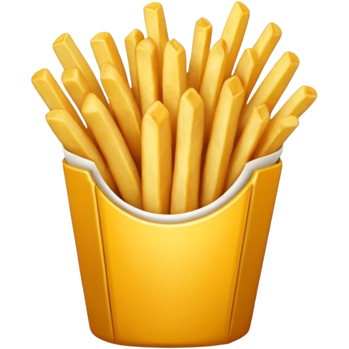 patatine fritte (giallo) emoji