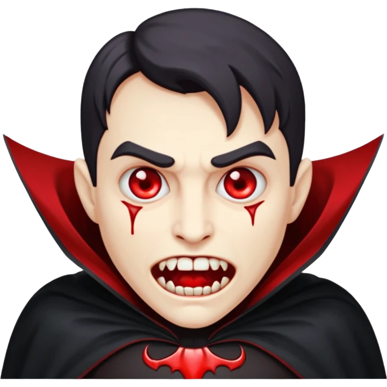 Create an emoji of  a scaryVampire full bodied emoji