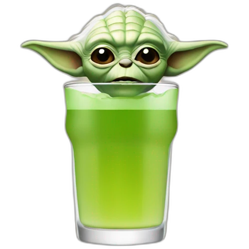Yoda drink emoji