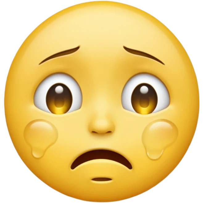 crying face emoji, expressive and clear emoji