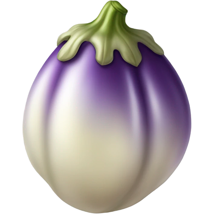 Massive fat cream eggplant emoji