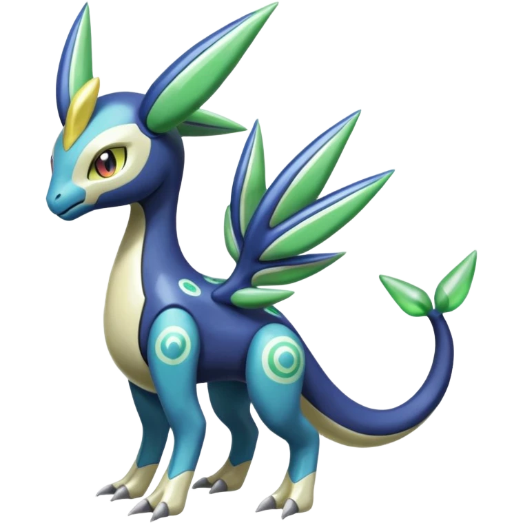 Meloetta-Zygarde-Cresselia-Palkia-Dialga-Electrike-Manectric-Fakémon-fusion, full body emoji