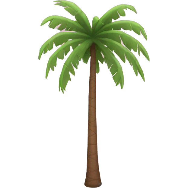 Pink palm emoji