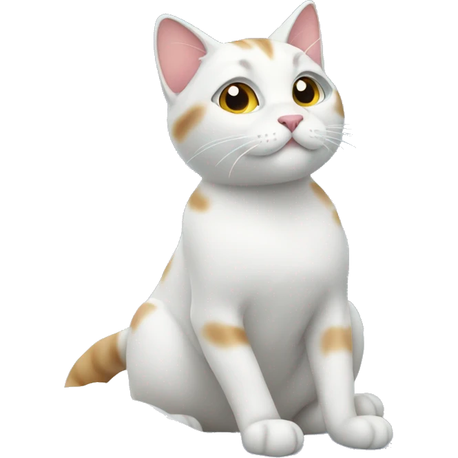 cat in the snow emoji