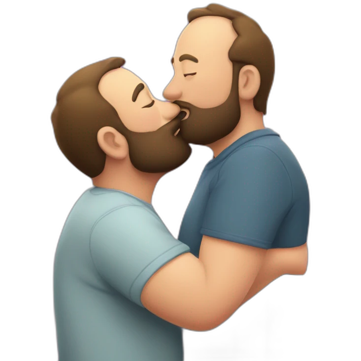 tom segura kissing bert kreischer emoji