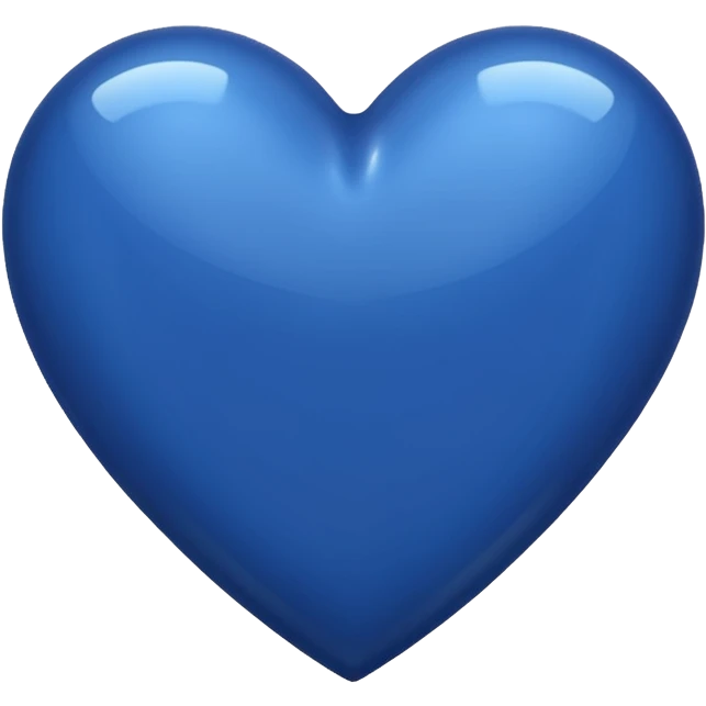 Dark blue heart emoji