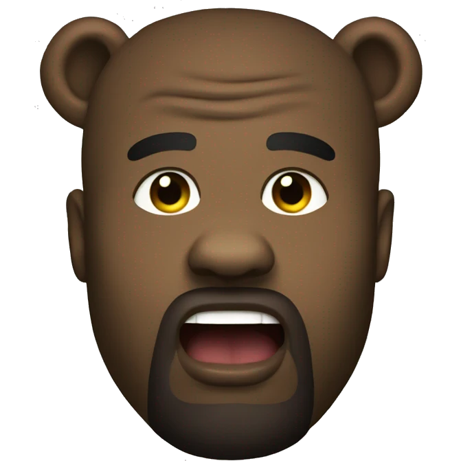Kanye west bear  emoji