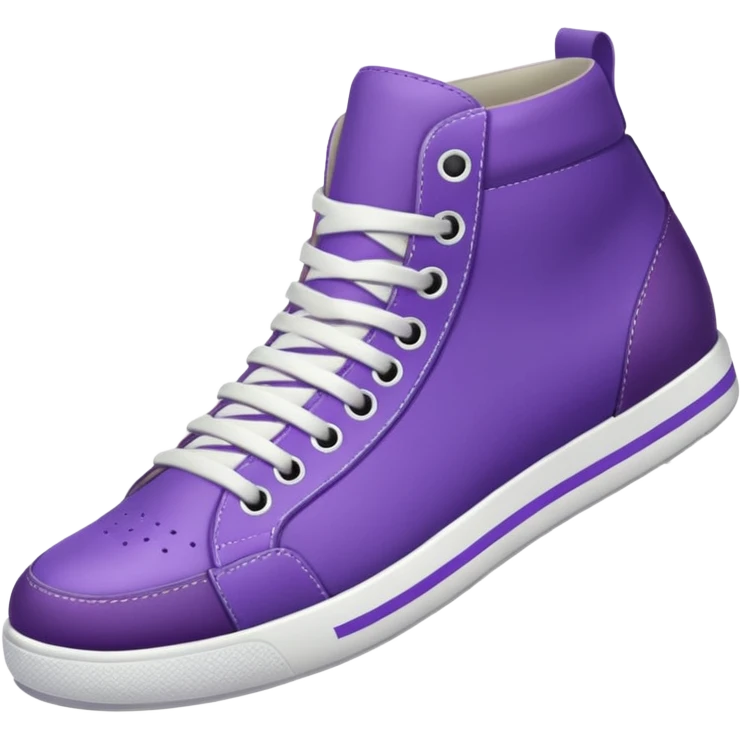 purple sneakers emoji