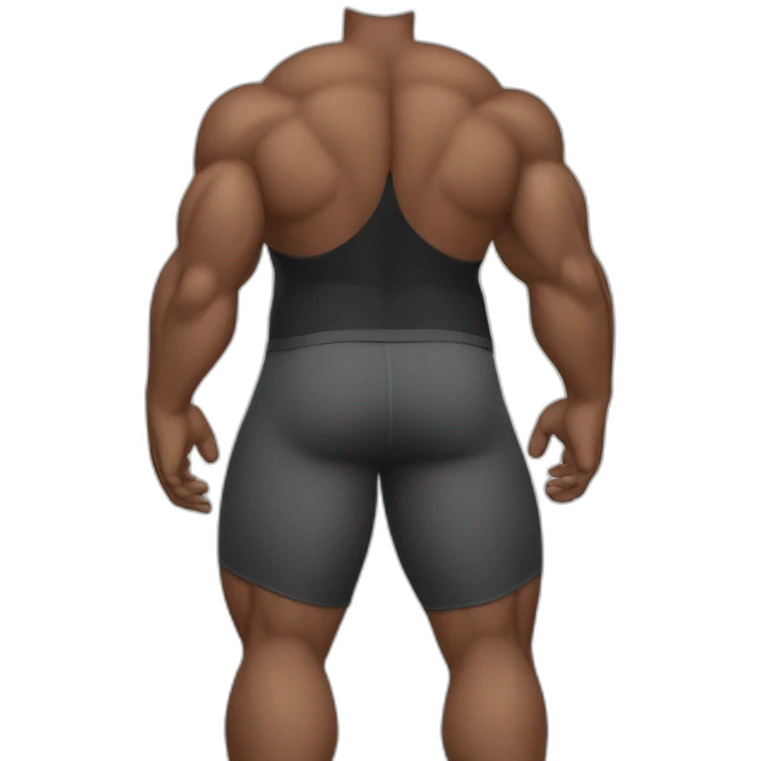 Muscularmale large round butt emoji