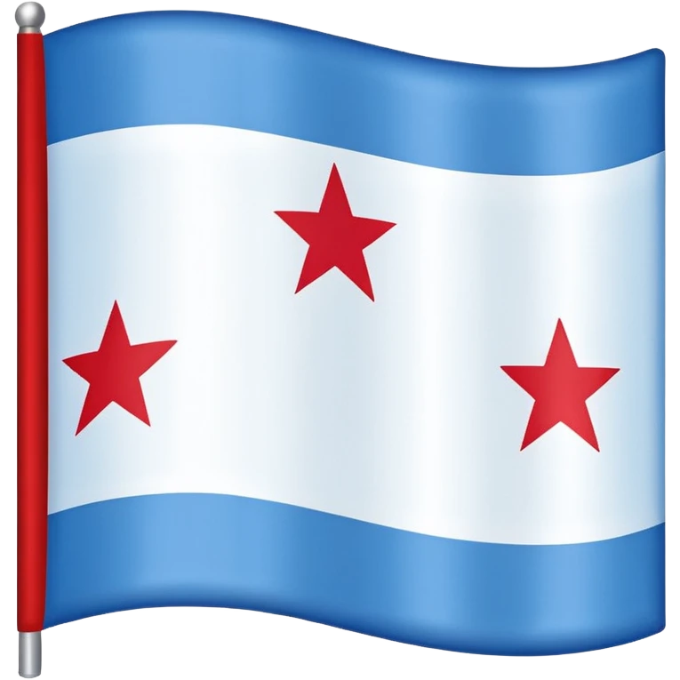 Chicago flag emoji
