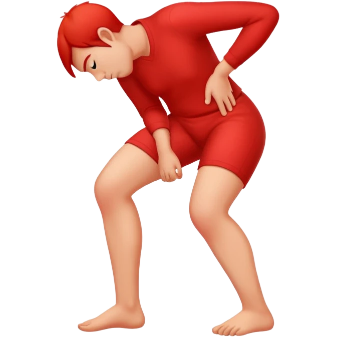 Itchy bum emoji