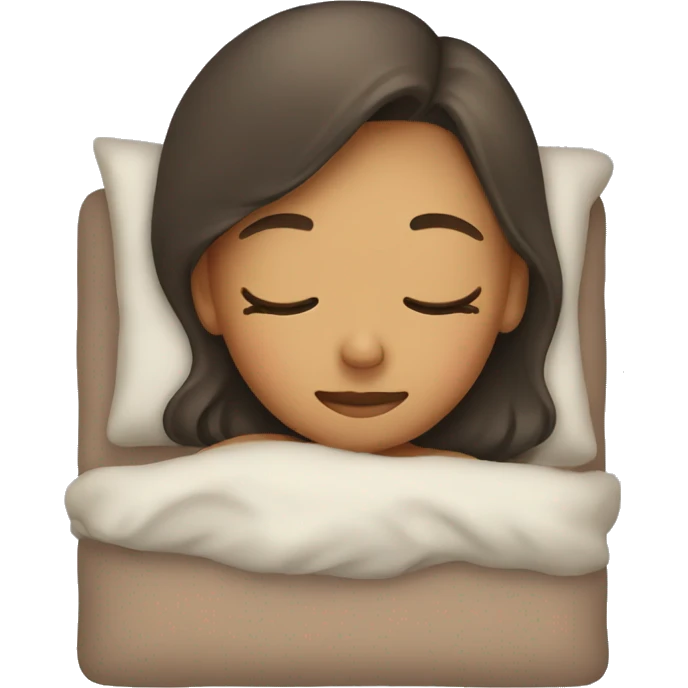 A girl sleeping  emoji