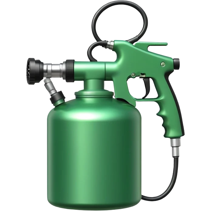 a box with green gas sprayers emoji