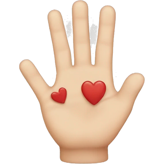 finger heart emoji