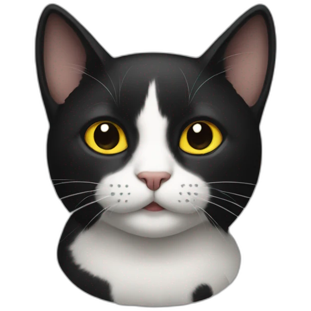 Gato negro emoji