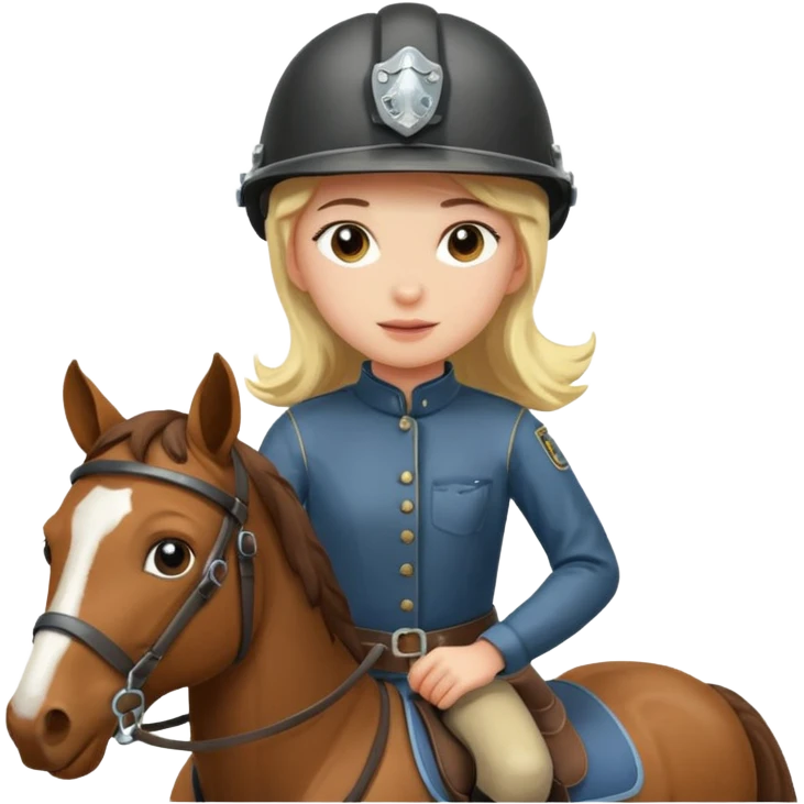 girl on horse emoji