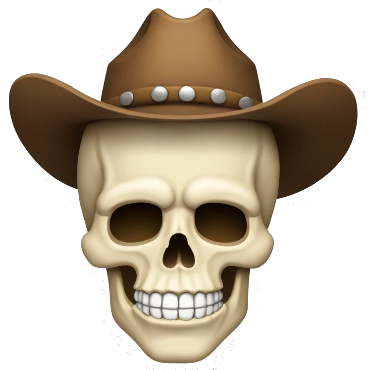 cowboy skull emoji
