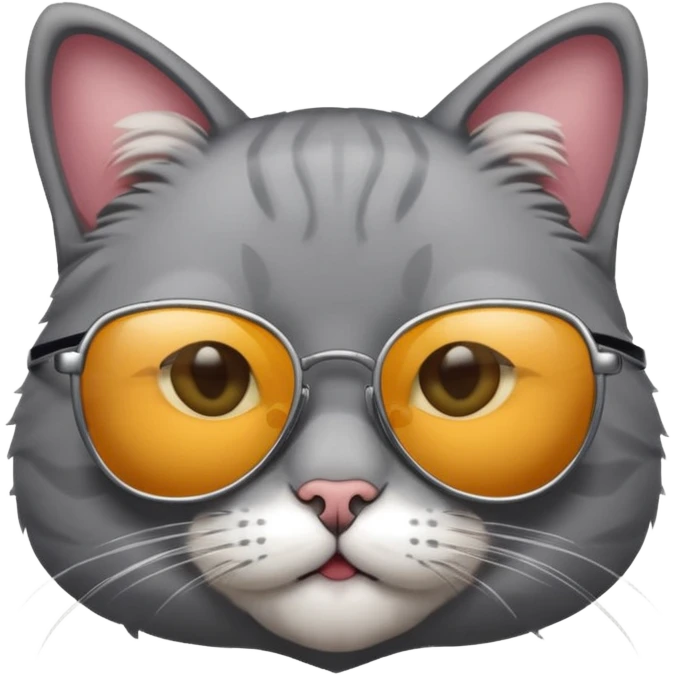 Cat wearing sunglasses emoji