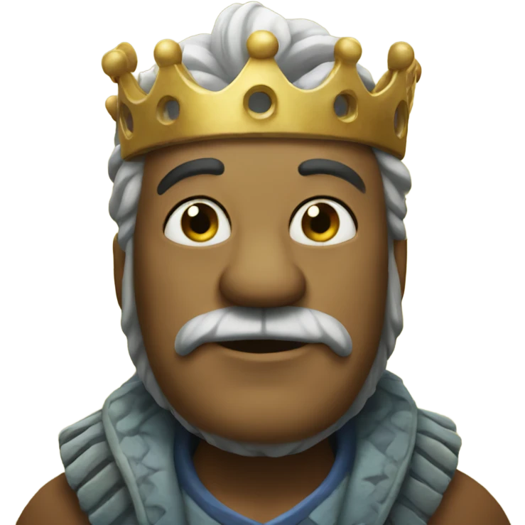 Fish king emoji