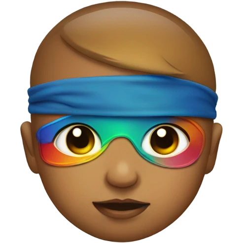 Baby with an eyepatch emoji