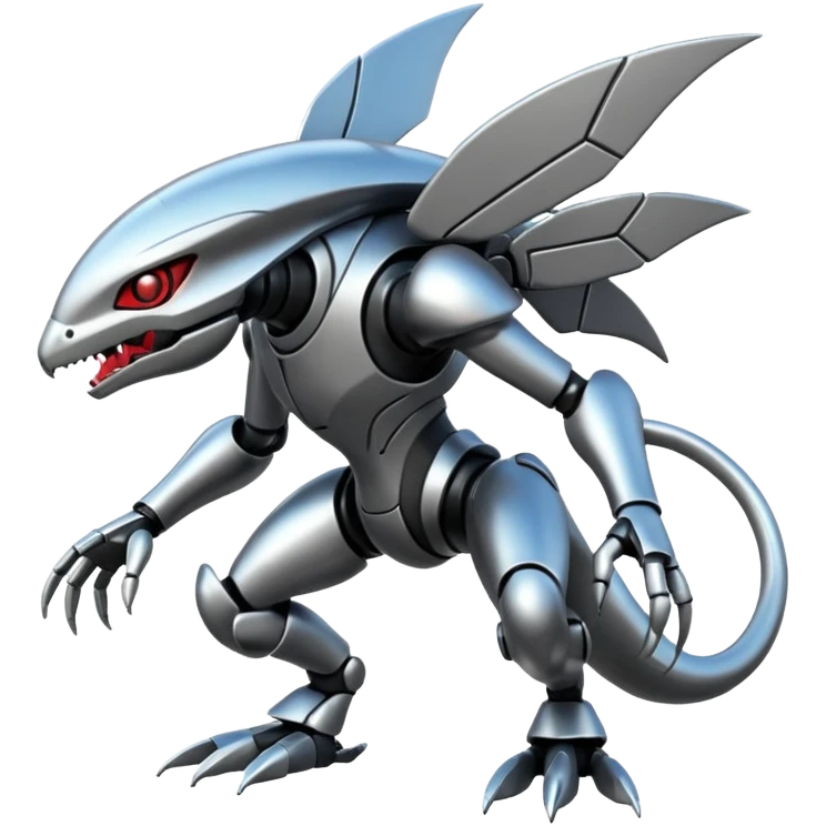 Modern Cyber Lombax-Fakémon-creature, full body emoji