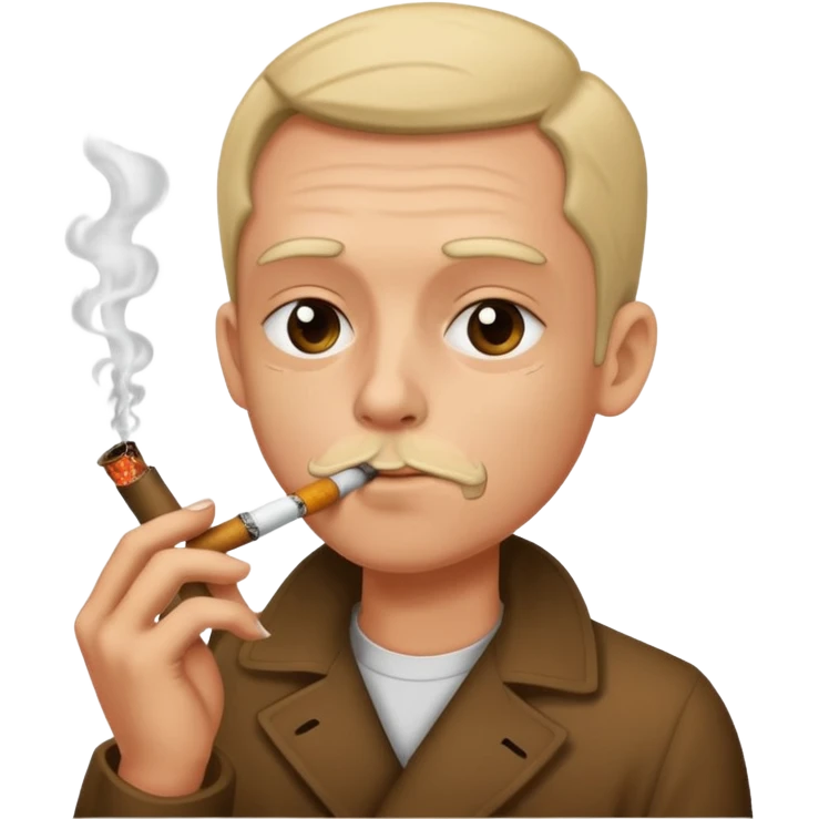 Emoji smoking crack pipe emoji