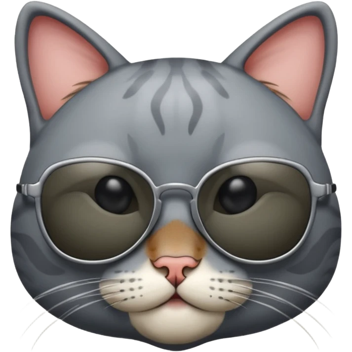 Cat wearing sunglasses emoji