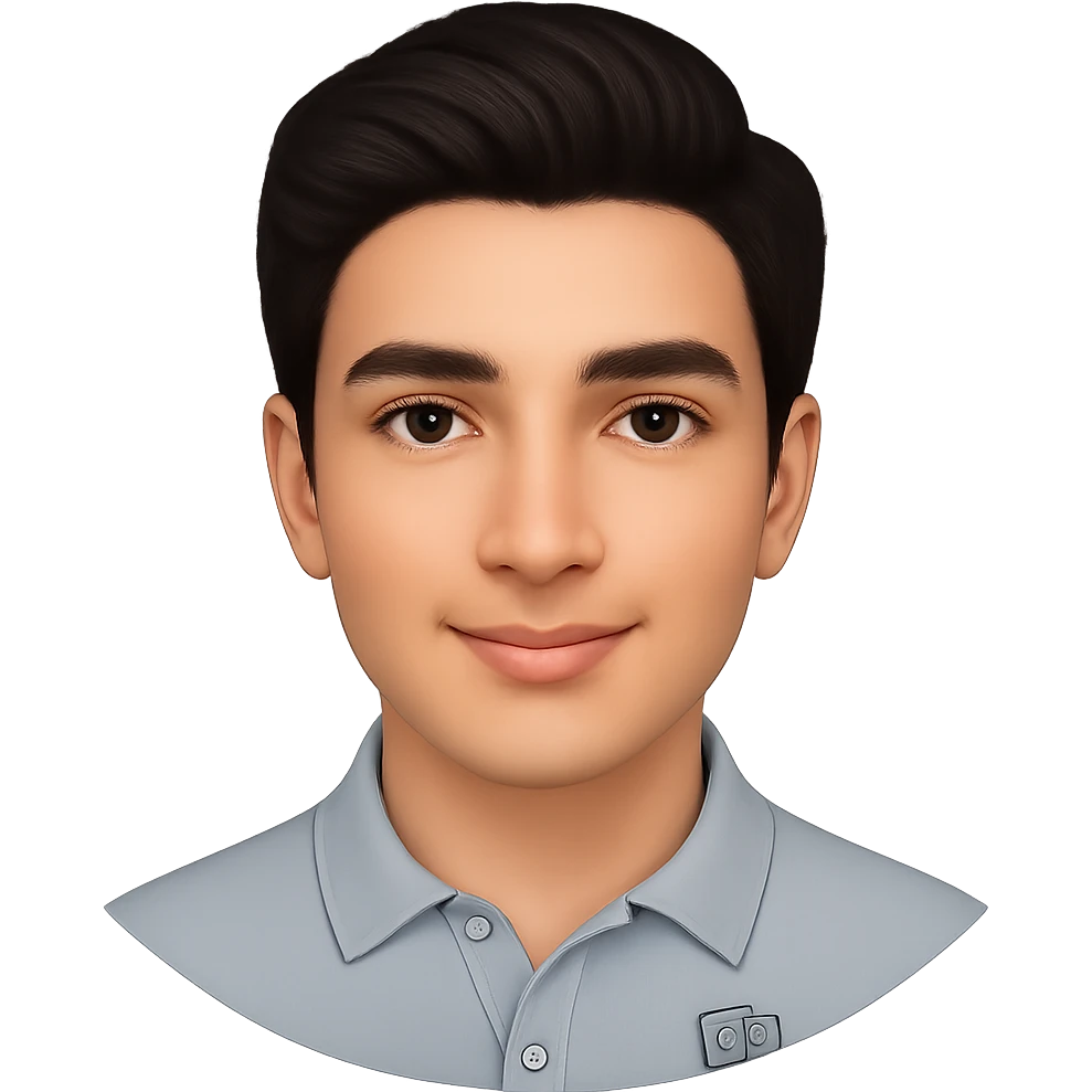 Create a custom emoji from the photo focusing on the face and shoulders. Remove the background and crop to a circular format with transparent background suitable for Slack custom emoji upload. Make the face appear slimmer, remove any facial hair, and enhance the facial features to look more attractive and confident. Maintain a natural and polished look for the emoji. emoji